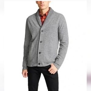 Billy Reid Mouline Cardigan In Gray Large
